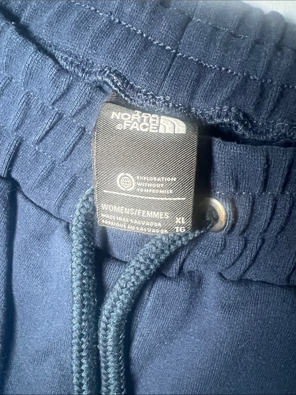 The North Face Women's Navy Blue Drawstring Joggers